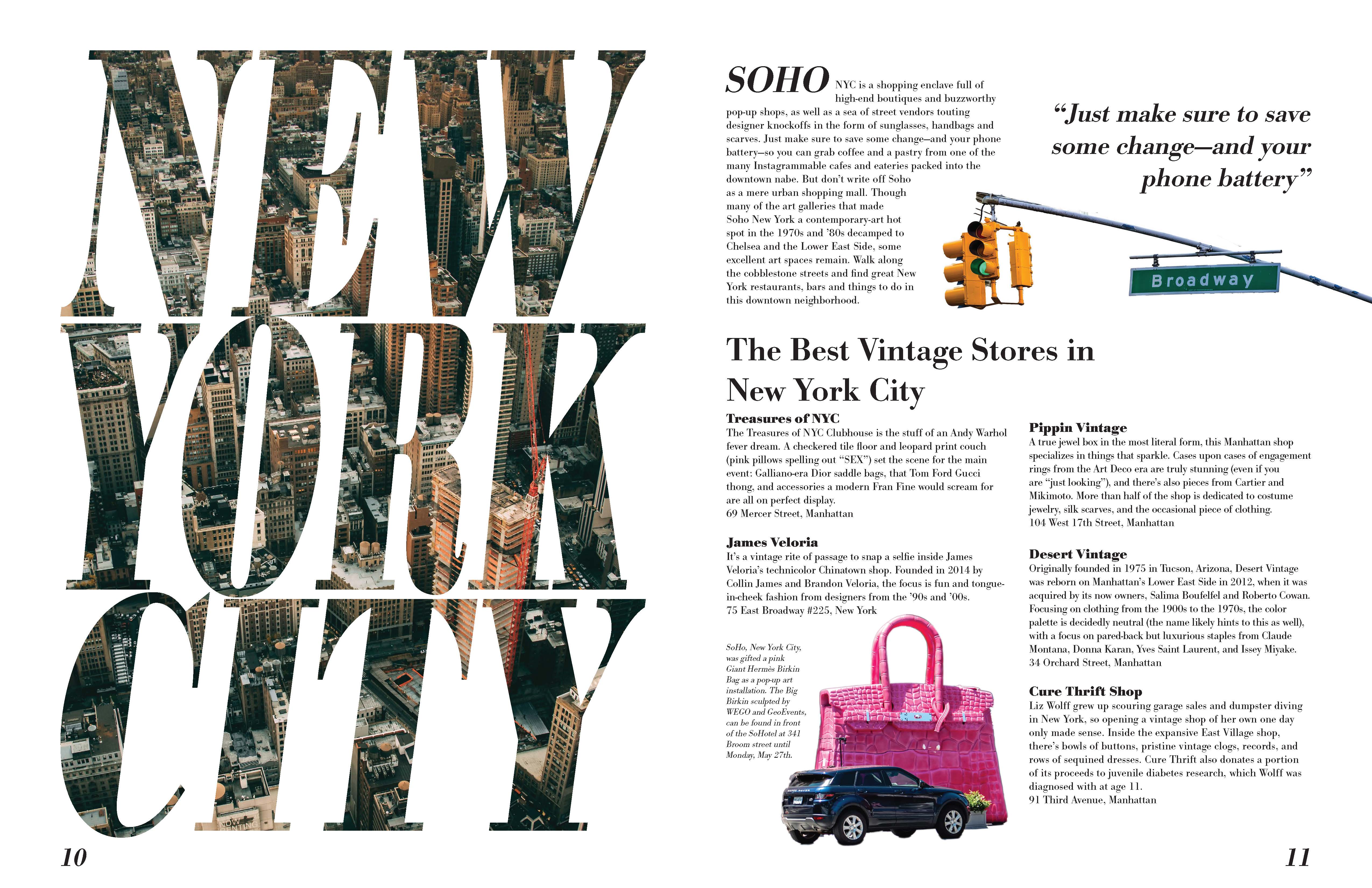 Concrete Runways New York City editorial spread